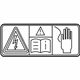 Mercedes-Benz 000-584-41-47 Warning Label Mercedes-Benz 000-584-41-47 Warning Label