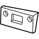 Mercedes-Benz 190-885-61-01 License Bracket Mercedes-Benz 190-885-61-01 License Bracket