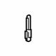 Mercedes-Benz 207-766-02-28 Lock Knob Mercedes-Benz 207-766-02-28 Lock Knob