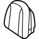 Mercedes-Benz 297-970-37-02-1D08 Headrest Mercedes-Benz 297-970-37-02-1D08 Headrest