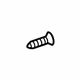 Mercedes-Benz 000000-000483 Front Molding Screw Mercedes-Benz 000000-000483 Front Molding Screw