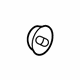 Mercedes-Benz 251-672-00-84 Quarter Glass Fastener Mercedes-Benz 251-672-00-84 Quarter Glass Fastener