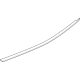 Mercedes-Benz 192-720-55-00 TRIM STRIP Mercedes-Benz 192-720-55-00 TRIM STRIP