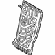 Mercedes-Benz 205-920-09-32 Seat Back Frame Mercedes-Benz 205-920-09-32 Seat Back Frame