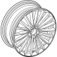 Mercedes-Benz 254-401-08-00-7X23 Wheel, Alloy Mercedes-Benz 254-401-08-00-7X23 Wheel, Alloy