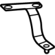Mercedes-Benz 167-680-00-02 Heat Shield Rear Bracket Mercedes-Benz 167-680-00-02 Heat Shield Rear Bracket