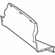 Mercedes-Benz 172-694-08-00-9F08 TRIM, REAR PANEL Mercedes-Benz 172-694-08-00-9F08 TRIM, REAR PANEL