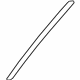 Mercedes-Benz 208-698-11-98 Pillar Molding Seal Mercedes-Benz 208-698-11-98 Pillar Molding Seal