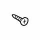 Mercedes-Benz 203-984-05-29 Body Side Molding Screw Mercedes-Benz 203-984-05-29 Body Side Molding Screw