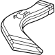Mercedes-Benz 167-831-55-00 Rear Duct Mercedes-Benz 167-831-55-00 Rear Duct