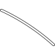Mercedes-Benz 254-782-11-00 Rear Glass Front Seal Mercedes-Benz 254-782-11-00 Rear Glass Front Seal