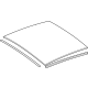 Mercedes-Benz 254-780-62-00 SLIDING SUNROOF PANEL Mercedes-Benz 254-780-62-00 SLIDING SUNROOF PANEL