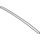 Mercedes-Benz 254-782-21-00 Rear Glass Rear Seal Mercedes-Benz 254-782-21-00 Rear Glass Rear Seal
