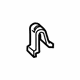 Mercedes-Benz 099-991-00-70 Windshield Pillar Trim Upper Clip Mercedes-Benz 099-991-00-70 Windshield Pillar Trim Upper Clip