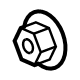 Mercedes-Benz 000000-008670 Door Check Nut Mercedes-Benz 000000-008670 Door Check Nut
