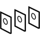 Mercedes-Benz 177-723-26-00 Upper Hinge Plate Mercedes-Benz 177-723-26-00 Upper Hinge Plate