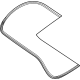 Mercedes-Benz 167-740-87-00 Weatherstrip Mercedes-Benz 167-740-87-00 Weatherstrip