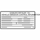 Mercedes-Benz 270-221-04-00-26 Emission Label Mercedes-Benz 270-221-04-00-26 Emission Label