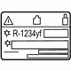 Mercedes-Benz 242-817-00-20 A/C Label Mercedes-Benz 242-817-00-20 A/C Label