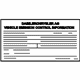 Mercedes-Benz 272-221-01-02 ENGINE NUMBER PLATE Mercedes-Benz 272-221-01-02 ENGINE NUMBER PLATE
