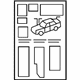 Mercedes-Benz 204-584-48-81 Fuse Box Label Mercedes-Benz 204-584-48-81 Fuse Box Label