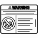 Mercedes-Benz 000-584-21-47 Air Bag Label Mercedes-Benz 000-584-21-47 Air Bag Label