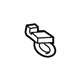 Mercedes-Benz 204-680-01-34 Spare Cover Strap Mercedes-Benz 204-680-01-34 Spare Cover Strap