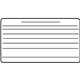 Mercedes-Benz 642-221-36-01 ENGINE NUMBER PLATE Mercedes-Benz 642-221-36-01 ENGINE NUMBER PLATE