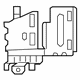 Mercedes-Benz 463-545-55-00 HOLDER