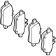 Mercedes-Benz 000-420-59-03 Brake Pads Mercedes-Benz 000-420-59-03 Brake Pads