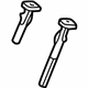 Mercedes-Benz 203-970-03-41-1A26 Headrest Guide Mercedes-Benz 203-970-03-41-1A26 Headrest Guide