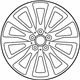 Mercedes-Benz 253-401-09-00-7X68 Wheel, Alloy Mercedes-Benz 253-401-09-00-7X68 Wheel, Alloy