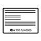 Mercedes-Benz 000-584-33-05 INFORMATION LABEL Mercedes-Benz 000-584-33-05 INFORMATION LABEL