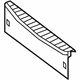Mercedes-Benz 222-690-24-04 Rear Panel Trim Mercedes-Benz 222-690-24-04 Rear Panel Trim
