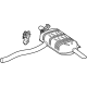 Mercedes-Benz 247-490-52-03 Muffler & Pipe Assembly Mercedes-Benz 247-490-52-03 Muffler & Pipe Assembly