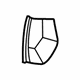 Mercedes-Benz 209-680-01-23-7E94 End Cap Mercedes-Benz 209-680-01-23-7E94 End Cap