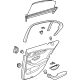 Mercedes-Benz 253-730-09-03-3E35 Door Trim Panel Mercedes-Benz 253-730-09-03-3E35 Door Trim Panel