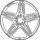 Mercedes-Benz 253-401-53-00-64-7X23 Wheel, Alloy Mercedes-Benz 253-401-53-00-64-7X23 Wheel, Alloy