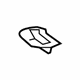Mercedes-Benz 205-923-00-22-3E29 COVER, BACKREST FRAME Mercedes-Benz 205-923-00-22-3E29 COVER, BACKREST FRAME