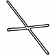 Mercedes-Benz 220-640-00-19 Stiffener Mercedes-Benz 220-640-00-19 Stiffener