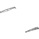 Mercedes-Benz 205-780-00-75-64 Guide Rail Mercedes-Benz 205-780-00-75-64 Guide Rail