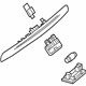 Mercedes-Benz 246-740-07-93-7F24 Handle Molding Mercedes-Benz 246-740-07-93-7F24 Handle Molding