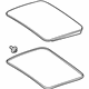 Mercedes-Benz 257-780-03-00 Sunroof Glass Mercedes-Benz 257-780-03-00 Sunroof Glass