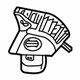 Mercedes-Benz 203-830-11-54-5270 Defroster Grille Mercedes-Benz 203-830-11-54-5270 Defroster Grille