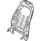 Mercedes-Benz 000-910-47-05 Seat Back Frame Mercedes-Benz 000-910-47-05 Seat Back Frame