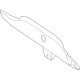 Mercedes-Benz 236-750-52-00-9051 HANDLE STRIP Mercedes-Benz 236-750-52-00-9051 HANDLE STRIP