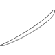 Mercedes-Benz 214-790-06-00 REAR SPOILER ATTACHMENT Mercedes-Benz 214-790-06-00 REAR SPOILER ATTACHMENT