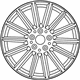Mercedes-Benz 172-401-18-00-7X21 Wheel, Alloy Mercedes-Benz 172-401-18-00-7X21 Wheel, Alloy