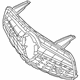 Mercedes-Benz 231-885-42-00 Grille Mercedes-Benz 231-885-42-00 Grille