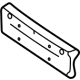 Mercedes-Benz 167-885-19-09 License Bracket Mercedes-Benz 167-885-19-09 License Bracket